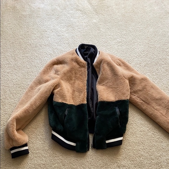 Forever 21 Jackets Coats Fluffy Bomber Jacket Poshmark